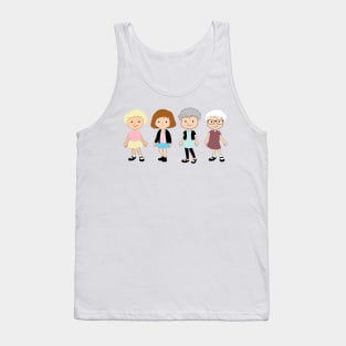 The Golden Girls Sitcom TV Rose Blanche Dorothy Sophia Tank Top